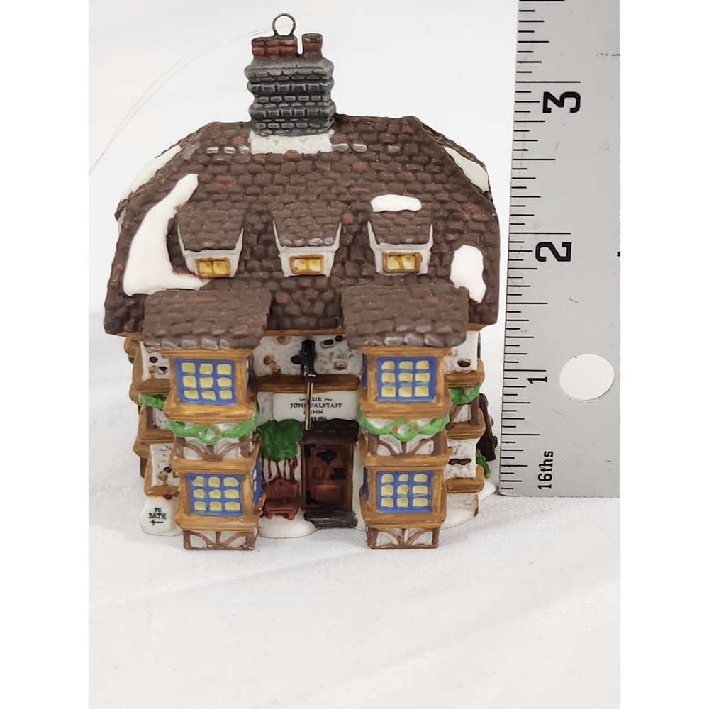 Dept 56 Sir John Falstaff Inn 1995 Charles Dickens Heritage Ornament Vintage Box - Picture 4 of 7